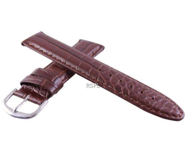 Brown Ratio Brand Leather Strap 20mm For SRP311, SRP581