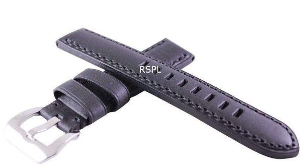 Black Ratio Brand Leather Strap 20mm For SRP311, SRP581