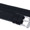 Black Ratio Brand Leather Strap 22mm